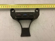 Moto Morini 3 1/2 - 350 Groupe Porte Spie NOS En Aluminium Noir Raggrinzante Pic