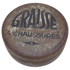 1958 French Army Algeria Shoe Grease Box