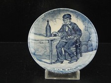 Assiette Delfts Céramique Royal Sphynx Holland Boch Freres Le Louviere Le Vin