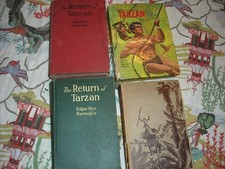 TARZAN 4 books sold as lot