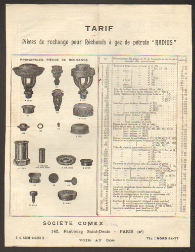 Paris oil gas stove - oil,