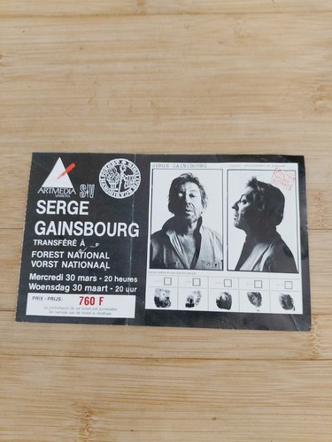 Ticket billet concert - ticket,