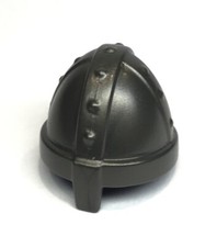 Playmobil (M159) Vikings - Dark Grey Helmet with Nose Protection