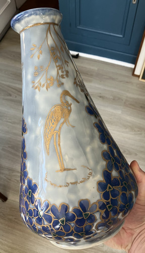 Superbe vase porcelaine décor - porcelaine,