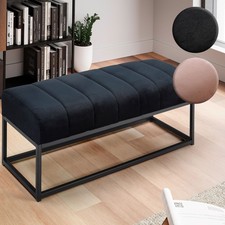 FineBuy Banc 108 cm Velours