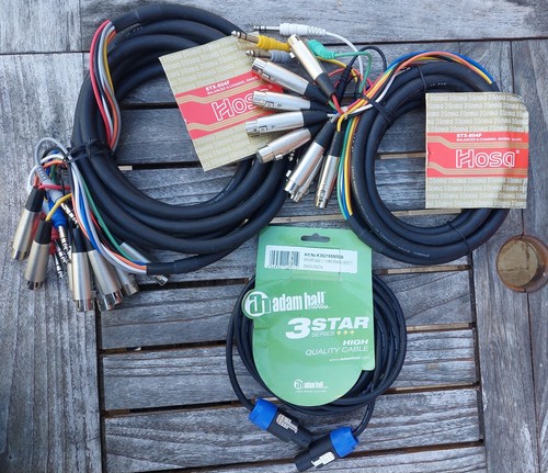 Lot câbles audio xlr - audio, jack