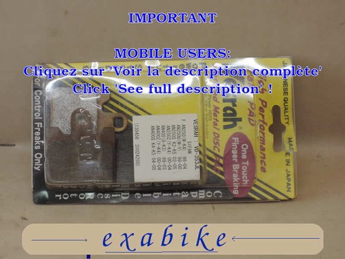Plaquettes frein avant pour - de,