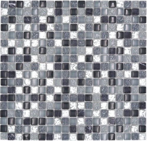 Verre pierre gris - verre, argent