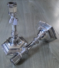 Belle paire bougeoir bronze