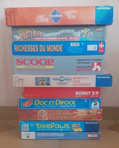 Lot jeux de société - de,