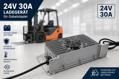 Chargeur 24v 30a - 24v, pour