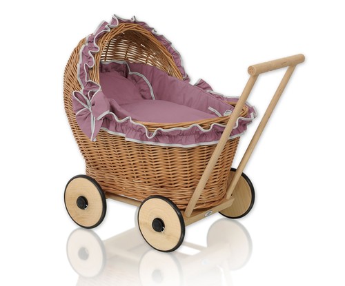 Poussette osier pour - en,