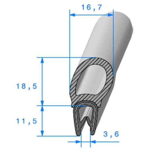 Joint coffre sur armature - joint,