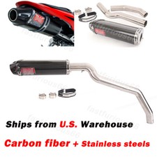 For Honda CBR600RR 2005-2023 Exhaust Mid Link Pipe Slip-on 51MM Muffler  Tips