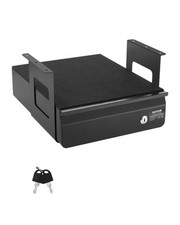 VEVOR Tiroir Coulissant sous Bureau Verrouillable Rangement Maison 365x335x185mm