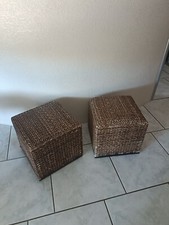 Sièges tabourets poufs osier - sièges,