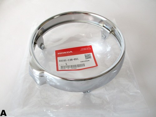 Bague chromée phare - , rim
