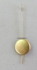 balancier pour horloge pendule pour petit coucou en laiton ø lentille 16.50 mm