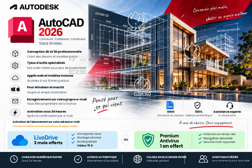Autodesk autocad abonnement - autocad, 1