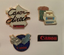 LOT 4 PIN'S PIN PINS COMPUTER COMPUTER COMPUTER COPIER CANNON