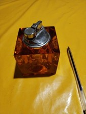 Briquet De Table Verre Ambré