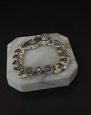 Chrome Hearts Cemetery Link Bracelet 20 CM Floral