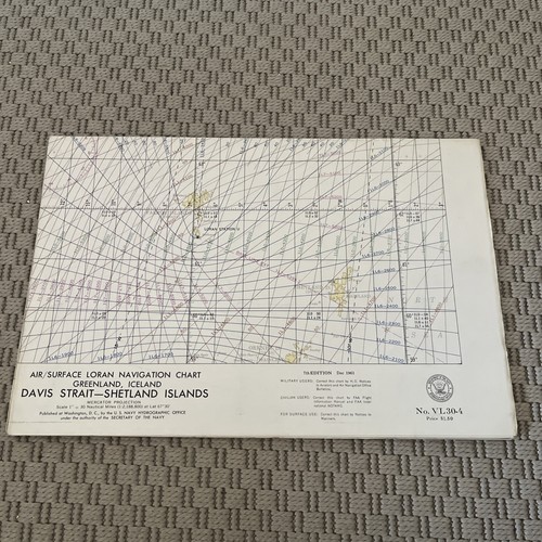 Navy loran chart davis - us,