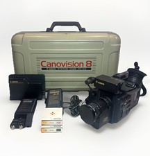 Canon VM-E2N Canovision 8mm Video Camera Camcorder With Case & Accessories WORKS
