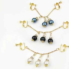 Pinces à lèvres en or avec