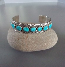 Bracelet Navajo vintage signé