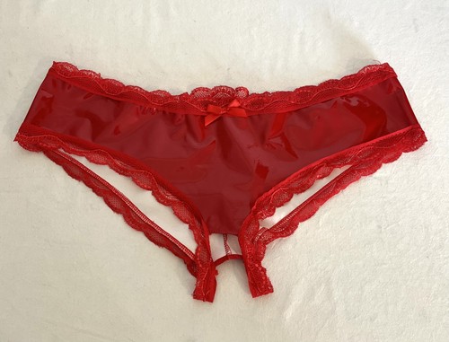 Culotte t48 vinyl rouge - culotte,