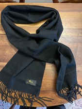 ECHARPE  100% CACHEMIRE -  L=1m80  - Noire - Cadeau pour NOËL