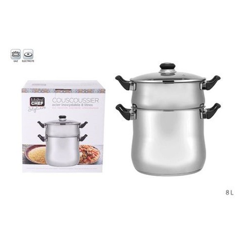 Couscoussier tajine inox - tajine,