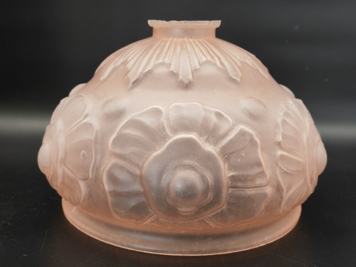 Ancien globe verre dépoli - verre,