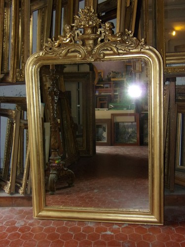 Miroir louis philippe avec - miroir, philippe,