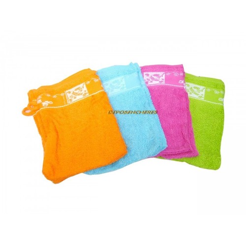 Lot gants toilette - gants, de