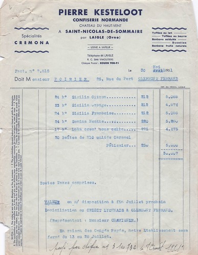 Aigle confiseur kesteloot - l,