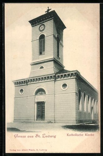 Cpa ludwig église - cpa,