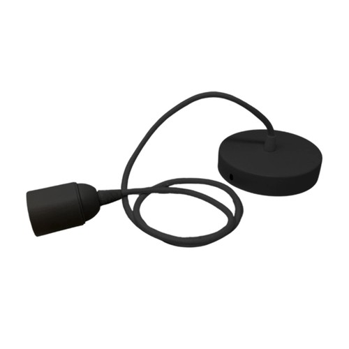 Suspension plafond e27 - de, noir
