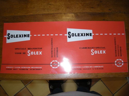 Solex autocollant pour bidon - ,