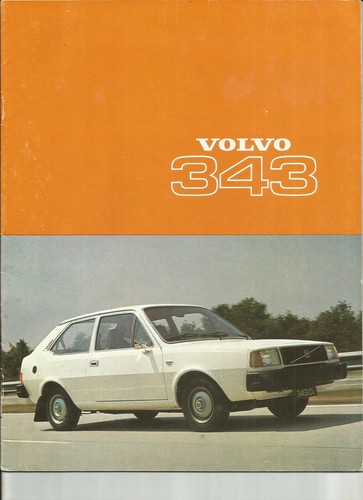 Volvo 343 1977 english - volvo,