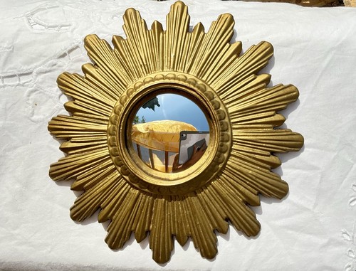 Ancien petit miroir soleil - ancien,