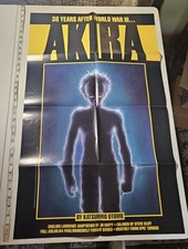Original 1988 Akira Katsuhiro Otomo Promotional Poster Epic Comics Large