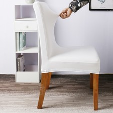  Housse Chaise Élastique Housses De Siège Pour Chaises Couverture Manger