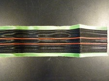 Coupe ruban ancien BELGE médaille Résistance armée Guerre 1940 1945 en rayonne