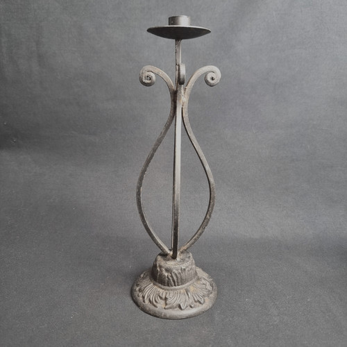 Grand bougeoir vintage fer - grand,