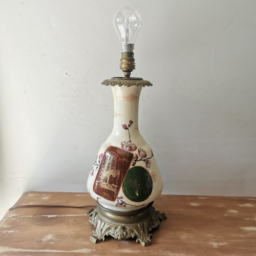 Ancienne lampe céramique - ancienne, et