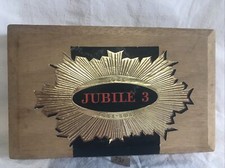 Wooden Jubilee 3 Cigar Box