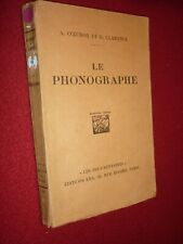 PHONOGRAPHE: Coeuroy A