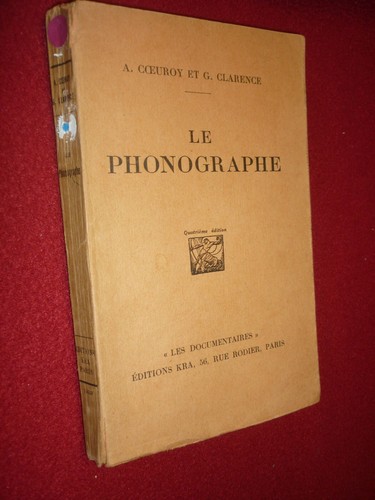 Phonographe coeuroy a - phonographe:,